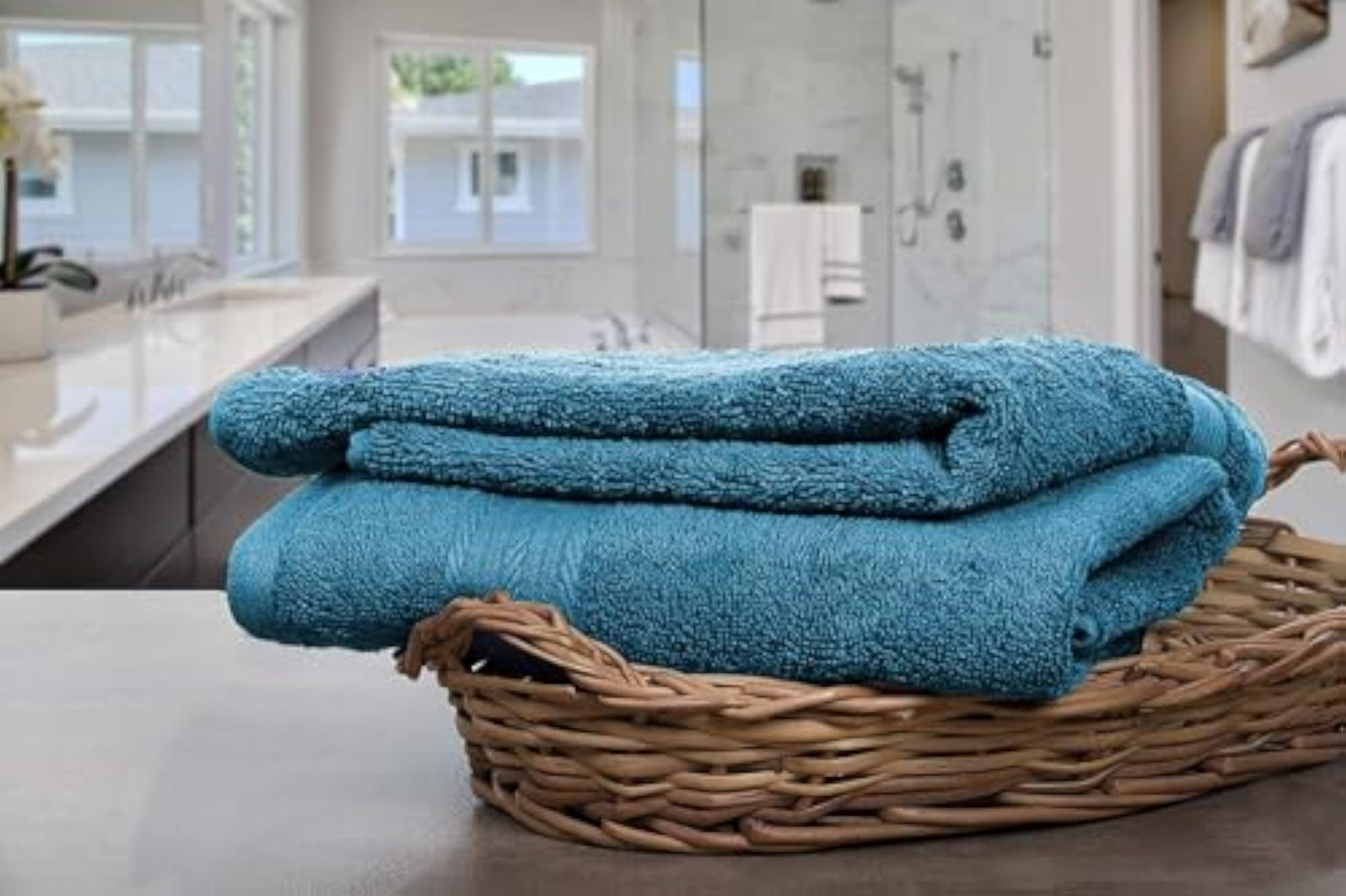 Ultra Soft 4 Piece Bath Towel Set, 100% Cotton